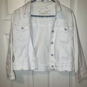 White Jean Jacket